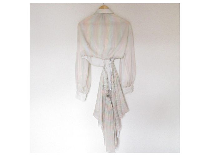 Autre Marque Vestido plisado de chiffon AULA AILA Multicolor - vista 2