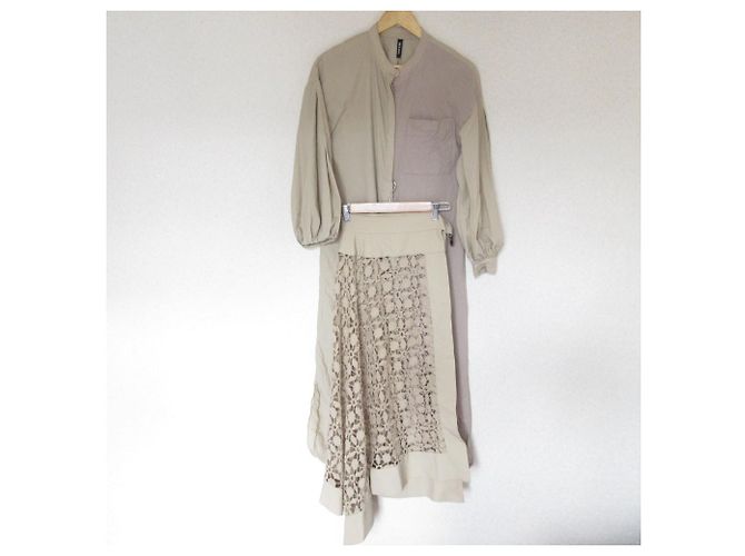 Autre Marque AULA AILA Kleid Beige - Ansicht 5