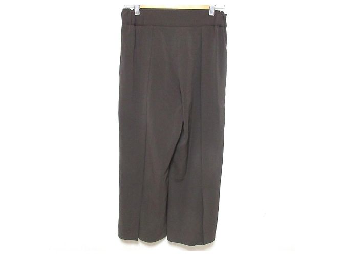 Pantalones anchos con pliegues centrales ISSEY MIYAKE Verde Caqui - vista 2