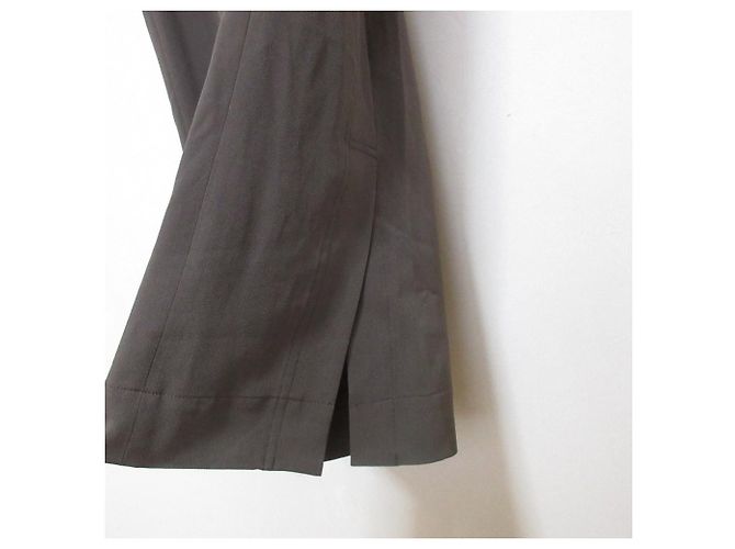 Pantalones anchos con pliegues centrales ISSEY MIYAKE Verde Caqui - vista 4