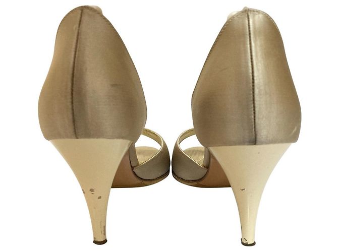 Timeless Sandali in perle Chanel D'oro - vista 3