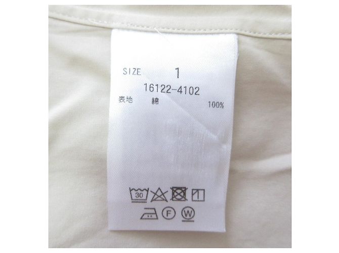 Autre Marque CLANE HUGE SHIRT Camicia a Maniche Lunghe Beige - vista 6
