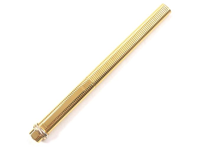 Bolígrafo Cartier Trinity con patrón de borde Dorado - vista 3