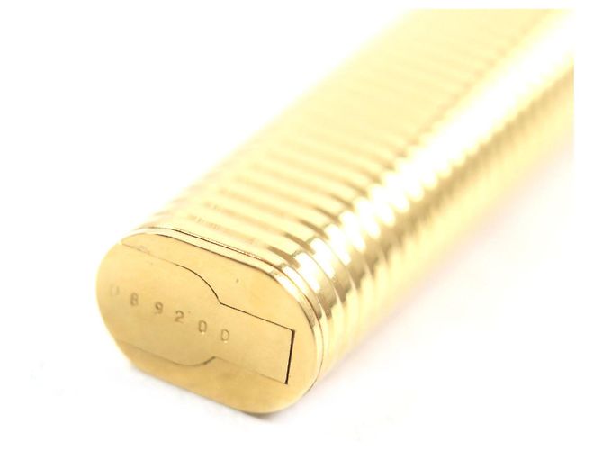 Bolígrafo Cartier Trinity con patrón de borde Dorado - vista 9