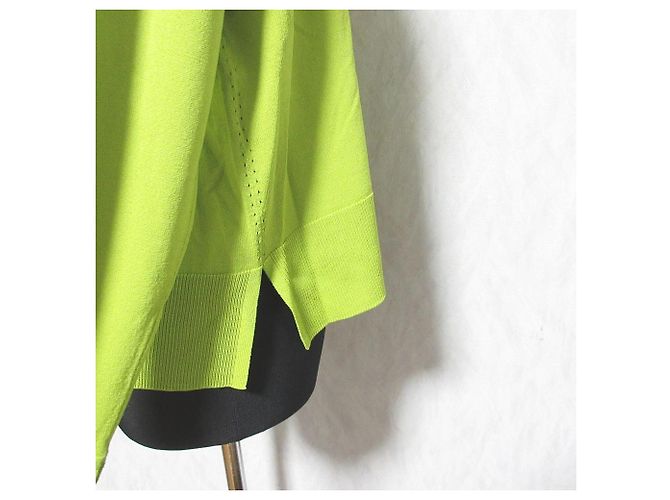 Autre Marque Cardigan corto con scollo a V PARIGOT Verde Verde chiaro - vista 5