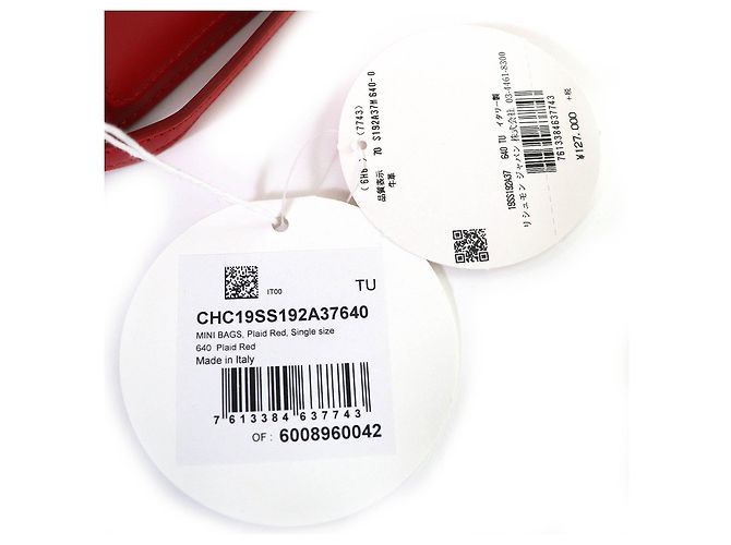 Chloé Borsa a spalla in pelle scamosciata con logo C di Chloe Rosso - vista 16