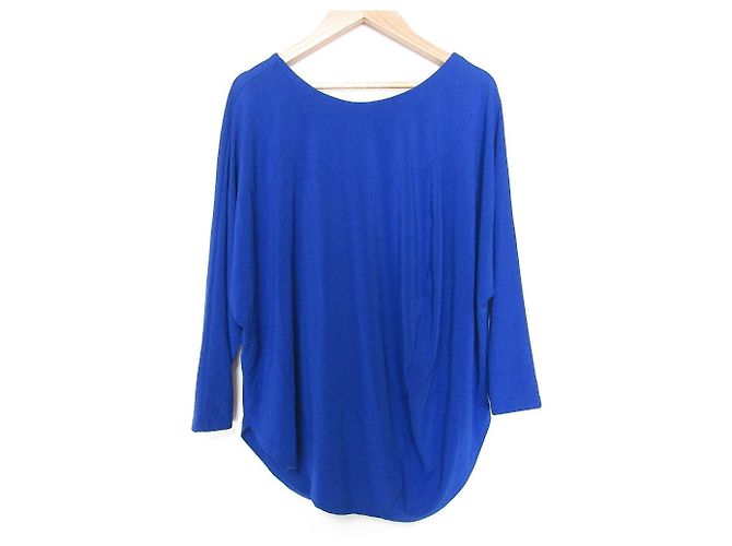 Top a maniche 3/4 deconstructed ISSEY MIYAKE Blu - vista 2