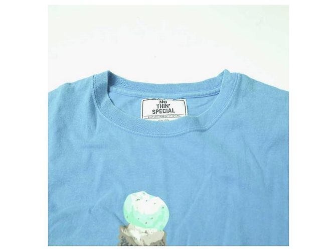 Autre Marque Camiseta de algodón Nothin' Special ICE CREAM Azul - vista 4