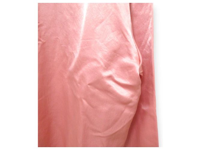 Autre Marque Yori Acetat-Satin-Bluse Pink - Ansicht 5