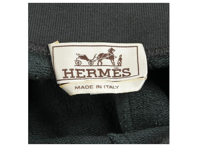 Pantaloni in cotone Hermès Verde - vista 3