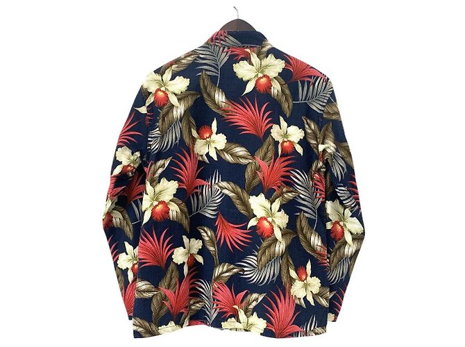 Autre Marque Camicia hawaiana floreale DAYTON di Engineered Garments Blu Blu navy - vista 2
