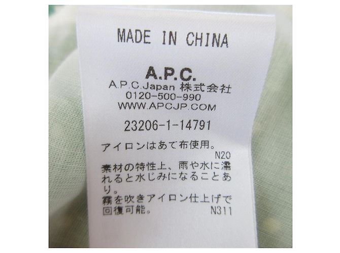Apc A.P.C. Punktflare Kleid Grün - Ansicht 6