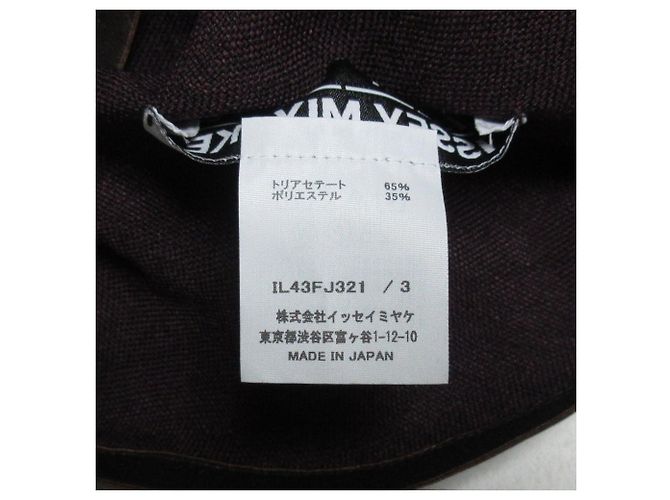 ISSEY MIYAKE BIAS PARTITION Tagliato e cucito Porpora - vista 6
