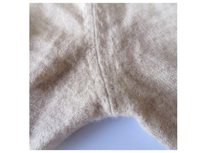 Autre Marque Zadig & Voltaire Kaschmir Strickwaren mit Totenkopf Pink Beige - Ansicht 10