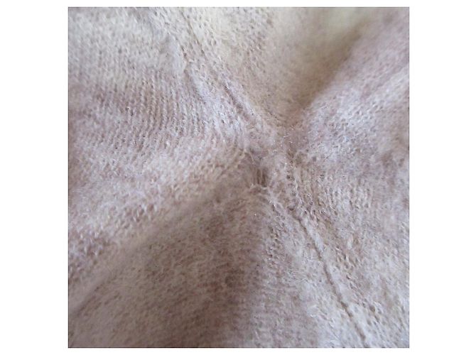Autre Marque Zadig & Voltaire Kaschmir Strickwaren mit Totenkopf Pink Beige - Ansicht 11
