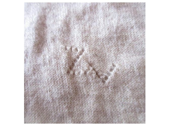 Autre Marque Zadig & Voltaire Kaschmir Strickwaren mit Totenkopf Pink Beige - Ansicht 4
