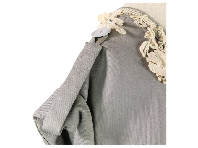 Autre Marque Mina Perhonen Forest Parade Spitzen 2-in-1 Mantelkleid Grau - Ansicht 11