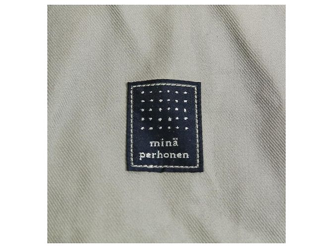 Autre Marque Mina Perhonen Forest Parade Spitzen 2-in-1 Mantelkleid Grau - Ansicht 13