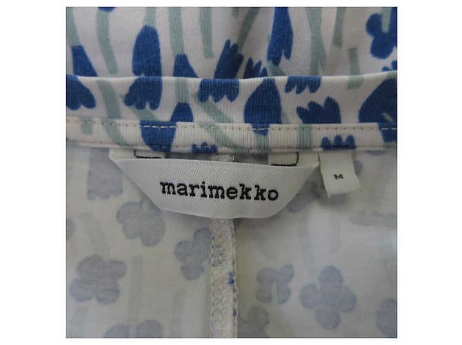 Autre Marque Vestido Tuulahdus de Marimekko Blanco Azul - vista 4