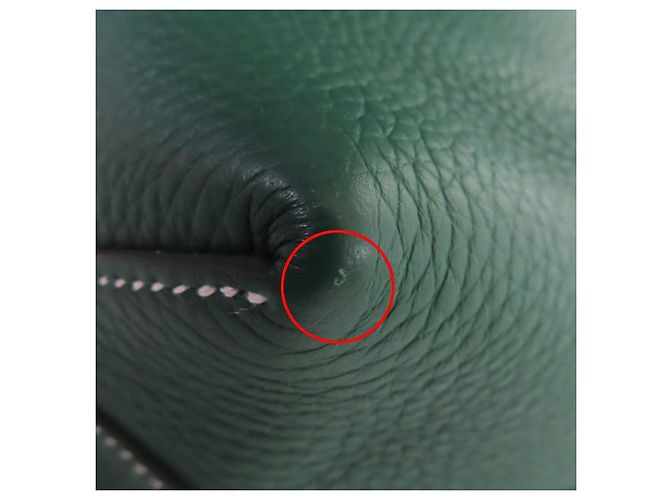 Hermès Cavalier 31 Taurillon Clemence Tote Bag Grün - Ansicht 12