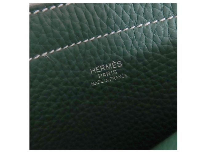 Hermès Cavalier 31 Taurillon Clemence Tote Bag Grün - Ansicht 9