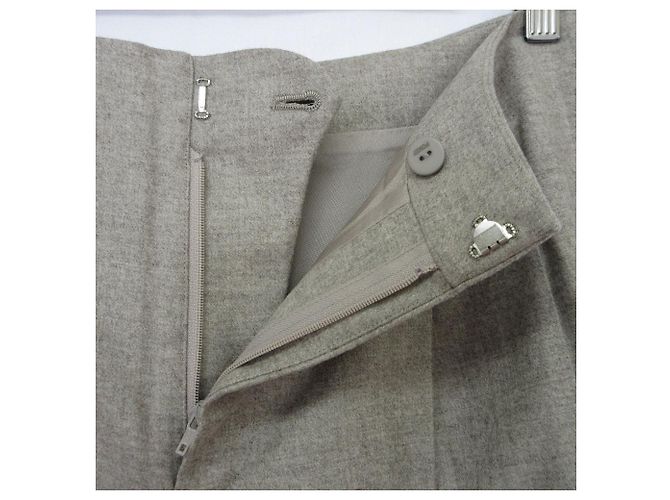 Autre Marque FOXEY Armand Woll-Kaschmir Strickhose Beige - Ansicht 4
