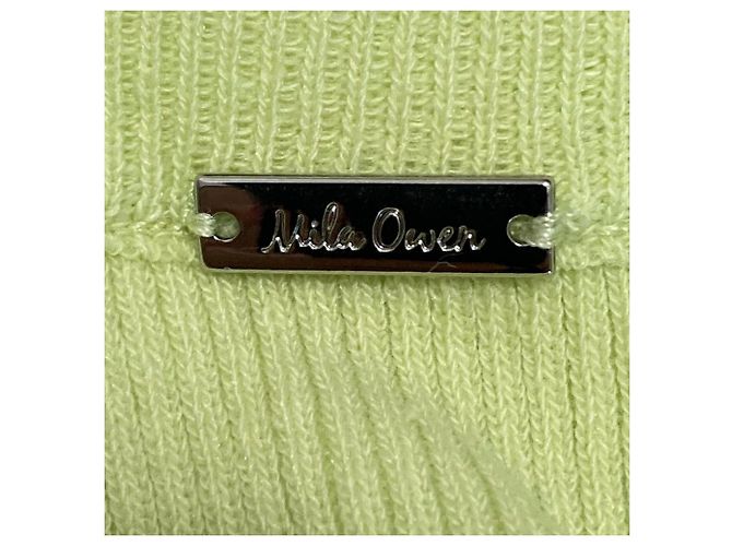 Autre Marque Cardigan a coste Mila Owen con collo rotondo D'oro Verde - vista 4
