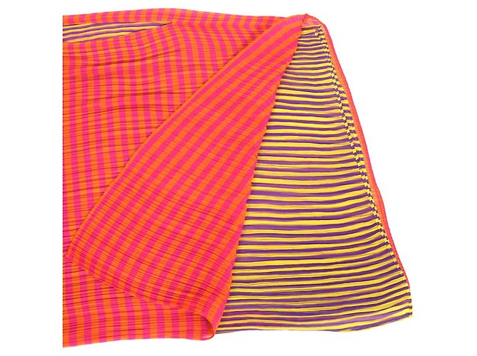 Issey Miyake Poncho de Poliéster PP32-AD131 PLEATS PLEASE Multicolor - vista 5