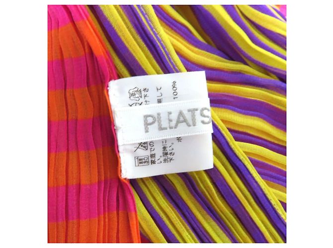 Issey Miyake Poncho de Poliéster PP32-AD131 PLEATS PLEASE Multicolor - vista 6