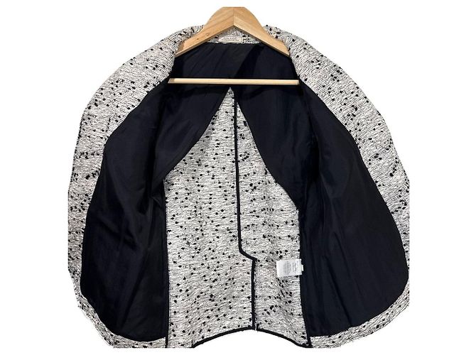 Autre Marque Conjunto de tweed Nina Ricci Negro Blanco - vista 4