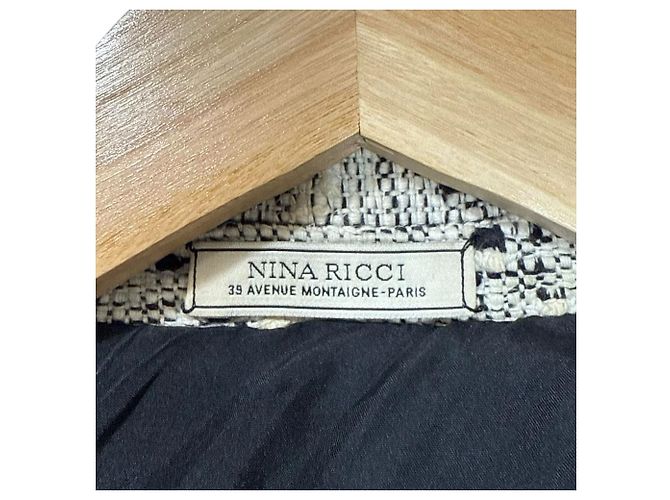 Autre Marque Conjunto de tweed Nina Ricci Negro Blanco - vista 9