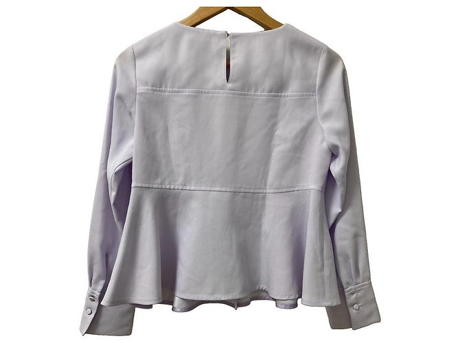 Autre Marque Peplum-Bluse CELFORD Lila Lavendel - Ansicht 2