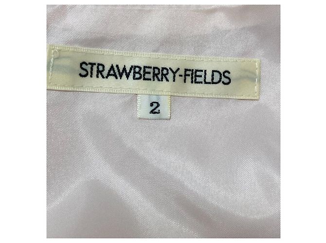Autre Marque Vestido Largo con Pliegues Box de STRAWBERRY-FIELDS Rosa - vista 6