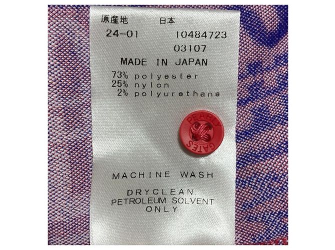 Autre Marque Polo a maniche corte in jacquard tricotato con logo a gradiente Pearly Gates Rosa - vista 8