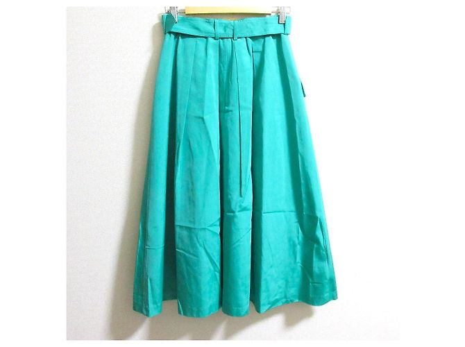 Autre Marque Gonna a campana in grogram GRACE Class Verde - vista 3