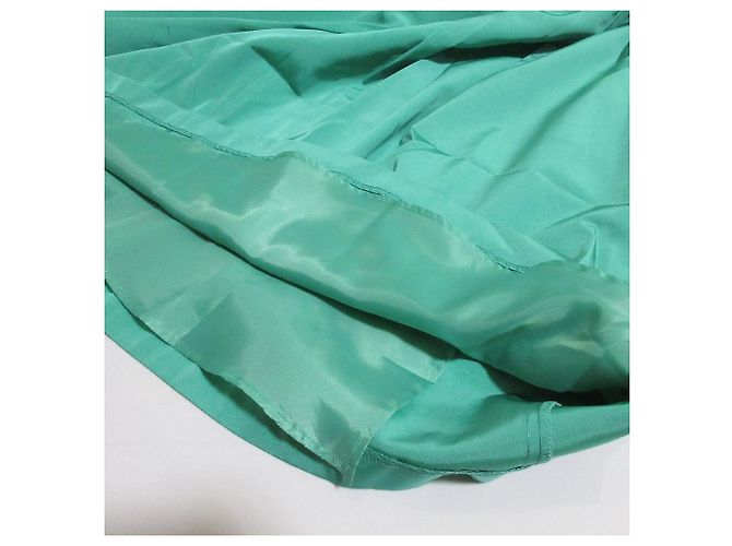 Autre Marque Gonna a campana in grogram GRACE Class Verde - vista 7