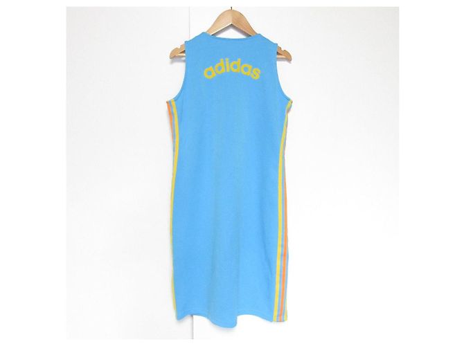 Autre Marque Abito adidas Vintage Blu - vista 2