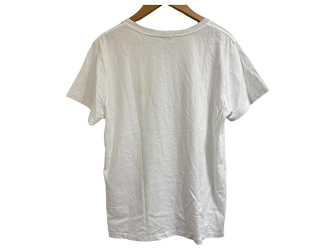 Céline Camiseta de algodón bordada Celine Blanco - vista 2