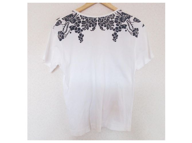 Autre Marque Camiseta de algodón con estampado floral Dries Van Noten Blanco - vista 2