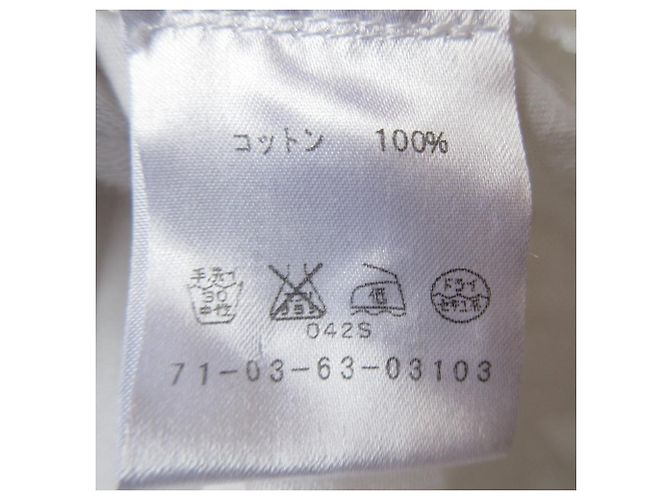 Autre Marque Camiseta de algodón con estampado floral Dries Van Noten Blanco - vista 4