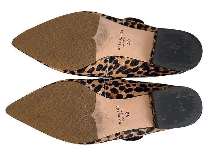 Mule en poil de chèvre léopard MEG de Kate Spade New York - vue 7