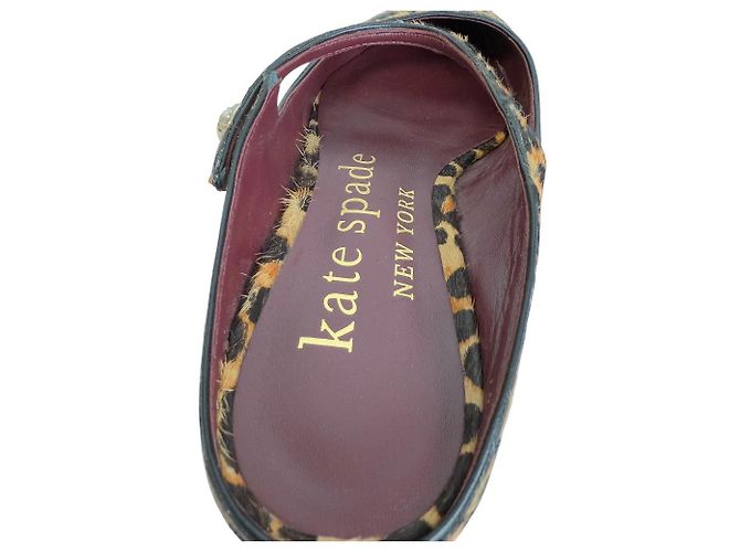 Mule en poil de chèvre léopard MEG de Kate Spade New York - vue 8