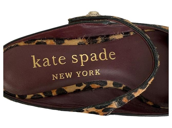 Mule en poil de chèvre léopard MEG de Kate Spade New York - vue 9