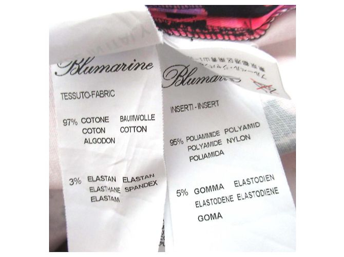 Autre Marque Vestido sem mangas com franjas e padrão floral Blumarine Preto Rosa - vista 7