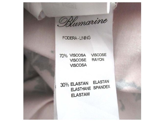 Autre Marque Vestido sem mangas com franjas e padrão floral Blumarine Preto Rosa - vista 8