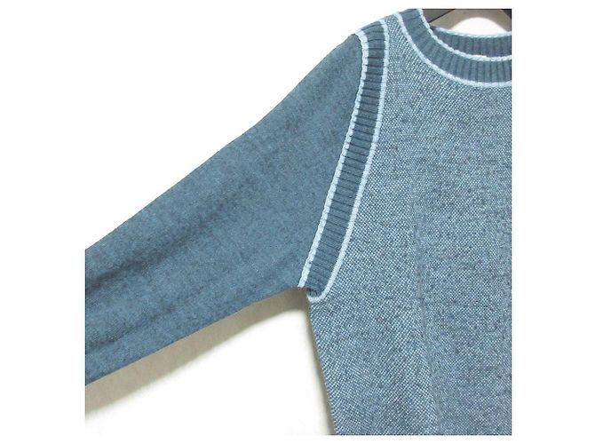Autre Marque Beta Wollmischung Strickpullover Blau - Ansicht 4