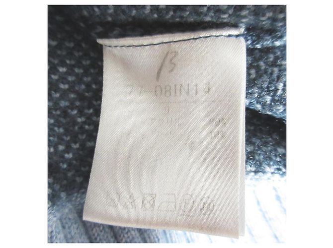 Autre Marque Beta Wollmischung Strickpullover Blau - Ansicht 6
