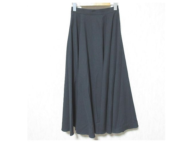 Autre Marque Gonna Maxi Drappeggiata a Pannelli LE CIEL BLEU Marrone Nero - vista 2