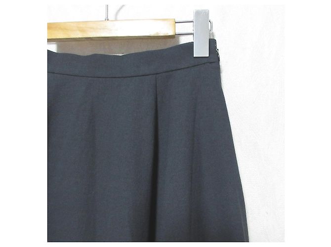 Autre Marque Gonna Maxi Drappeggiata a Pannelli LE CIEL BLEU Marrone Nero - vista 3