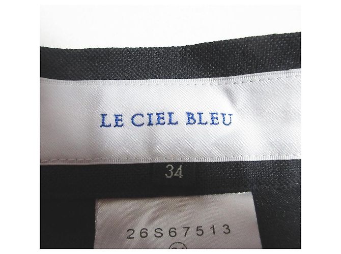Autre Marque Gonna Maxi Drappeggiata a Pannelli LE CIEL BLEU Marrone Nero - vista 4